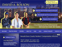 Tablet Screenshot of bolsonlaw.com